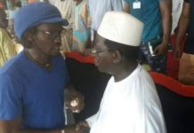 Soumaila Cissé lors de son meeting à Kayes