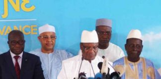 Le président sortant, Ibrahim Boubacar Keïta