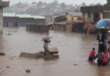 Victimes de la montée des eaux du fleuve Niger