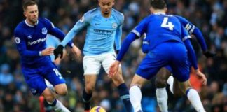 Vainqueur d'Everton (3-1), Manchester City reprend la tête de la Premier League