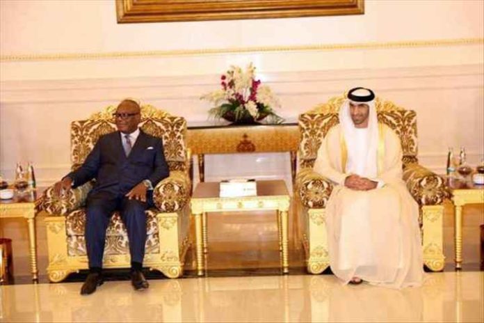Le Président IBK à son arrivée à Abu Dhabi, aux Emirats Arabes Unis