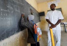 Une salle de classe à Gao dans le nord du Mali