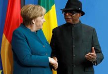 La chancelière allemande Angela Merkel et le président malien Ibrahim Boubacar Keïta