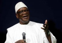 Ibrahim Boubacar Keïta, à Bamako, en aoüt 2018