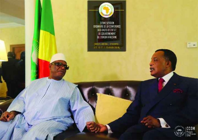 Le président de la République a reçu en audience son homologue congolais Denis Sassou Nguesso