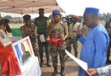 Inhumation des trois Casques bleus guinéens tués au Mali