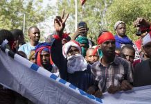 des Peuls manifestaients pour dénoncer les exactions