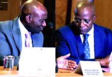 les ministres Tiémoko Sangaré et Salif Traoré à l’Assemblée nationale