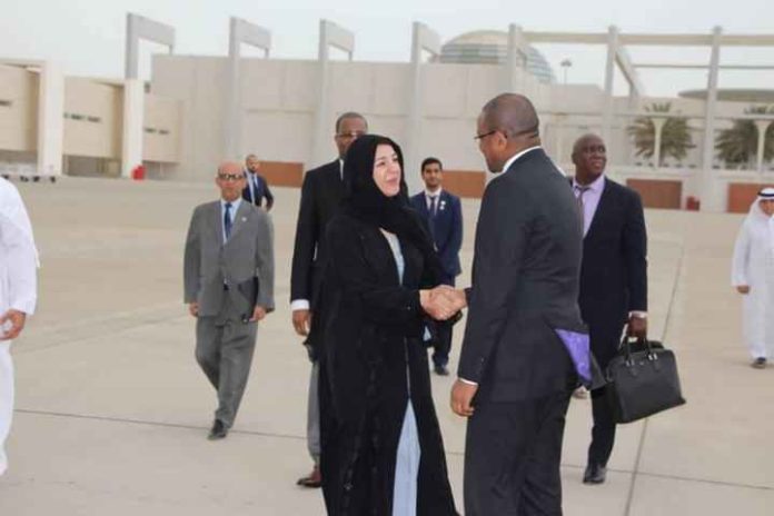 Arrivée du Premier ministre à Abu Dhabi cet après midi.
