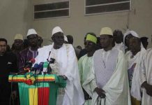 Bamako, le 29 juin 2019 le Haut Conseil Islamique a organisé un meeting sur la situation sécuritaire