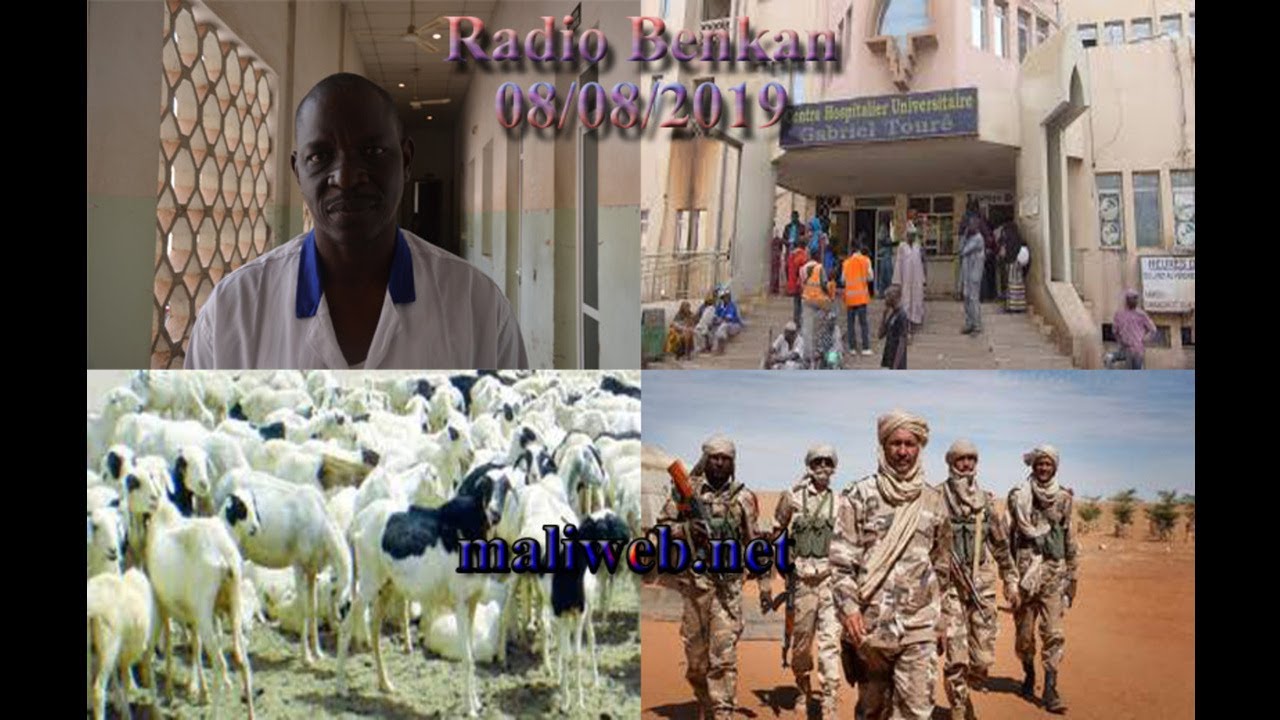 La revue de presse de la Radio BENKAN du 08 août 2019