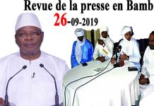 Revue de la presse en Bambara du 26 Septembre 2019