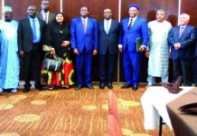 Tiébilé Dramé face aux diplomates Africains à Bamako