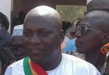 le maire de Baguinéda Salia Diarra