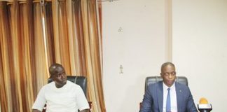 Le ministre Arouna Modibo Toure au nouveau bureau du CNJ-MALI