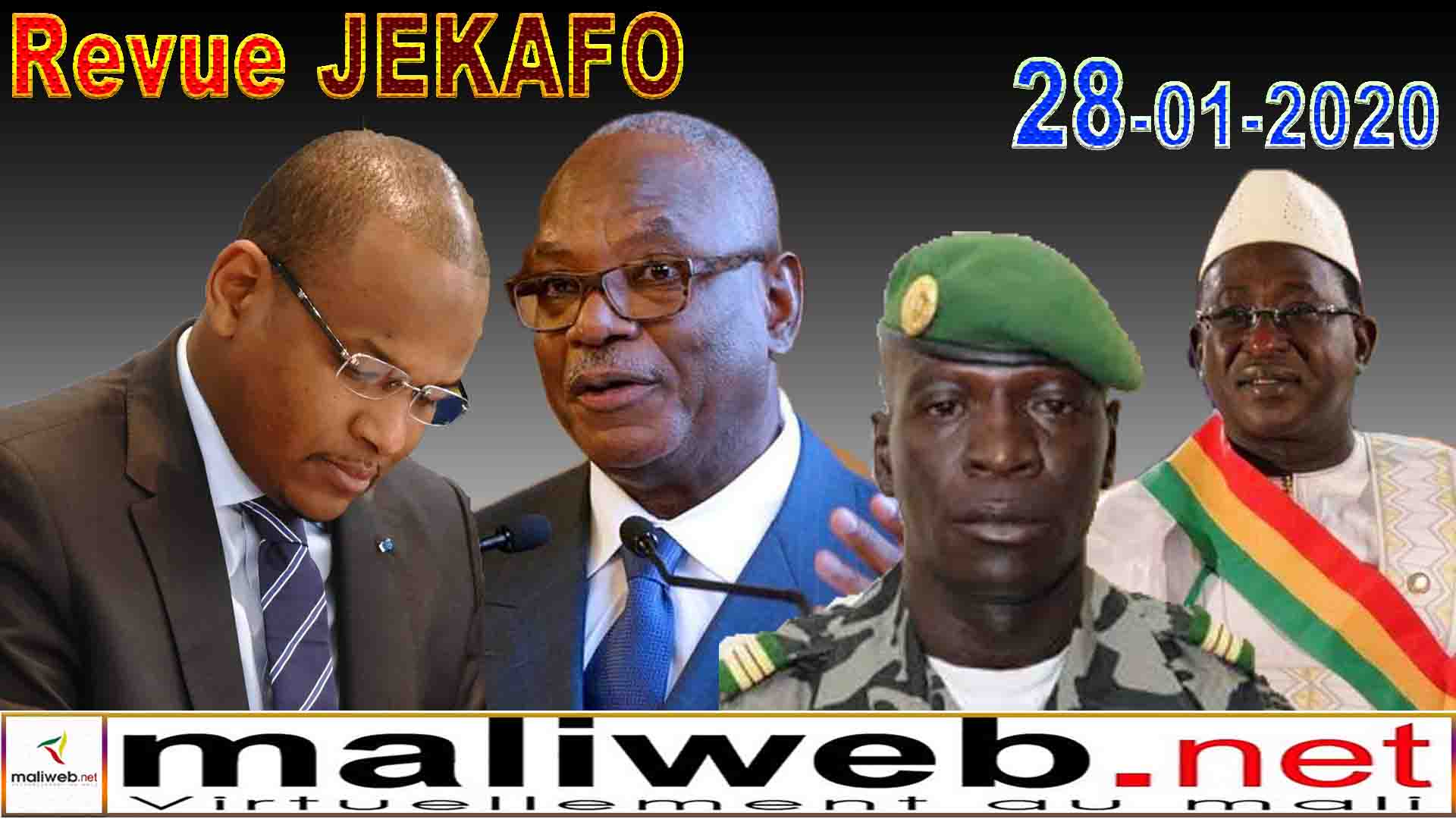 La revue de presse de la Radio JEKAFO du 28 janvier 2020