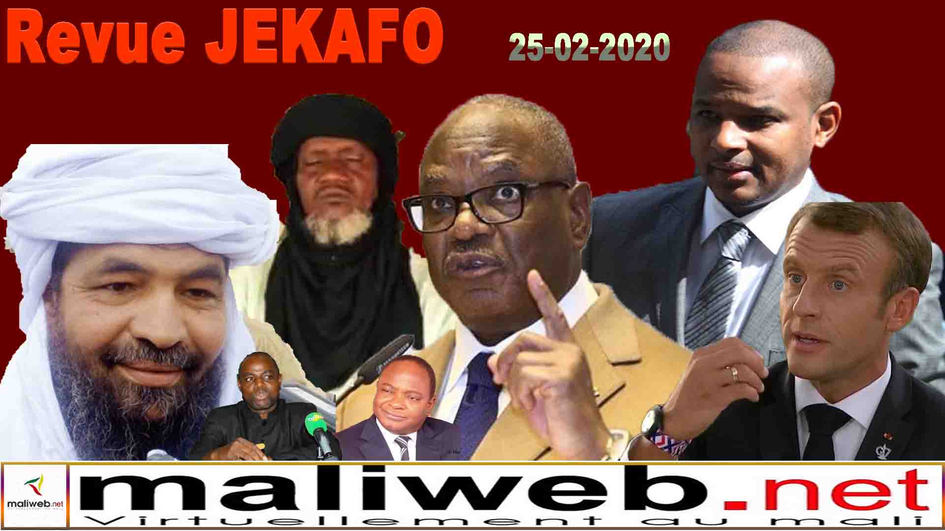 La revue de presse de la RADIO JEKAFO du 25 février 2020
