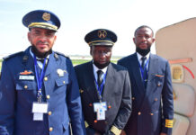 De gauche à droite : Lieutenant-colonel Bakary Koné, Hamidou Léo Keïta et Fousseyni Fall