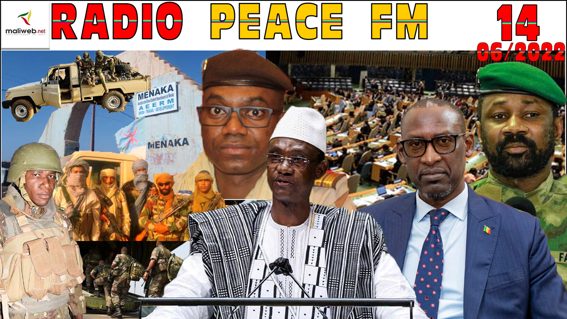 La Revue de Presse de la RADIO PEACE FM du 14 JUIN 2022