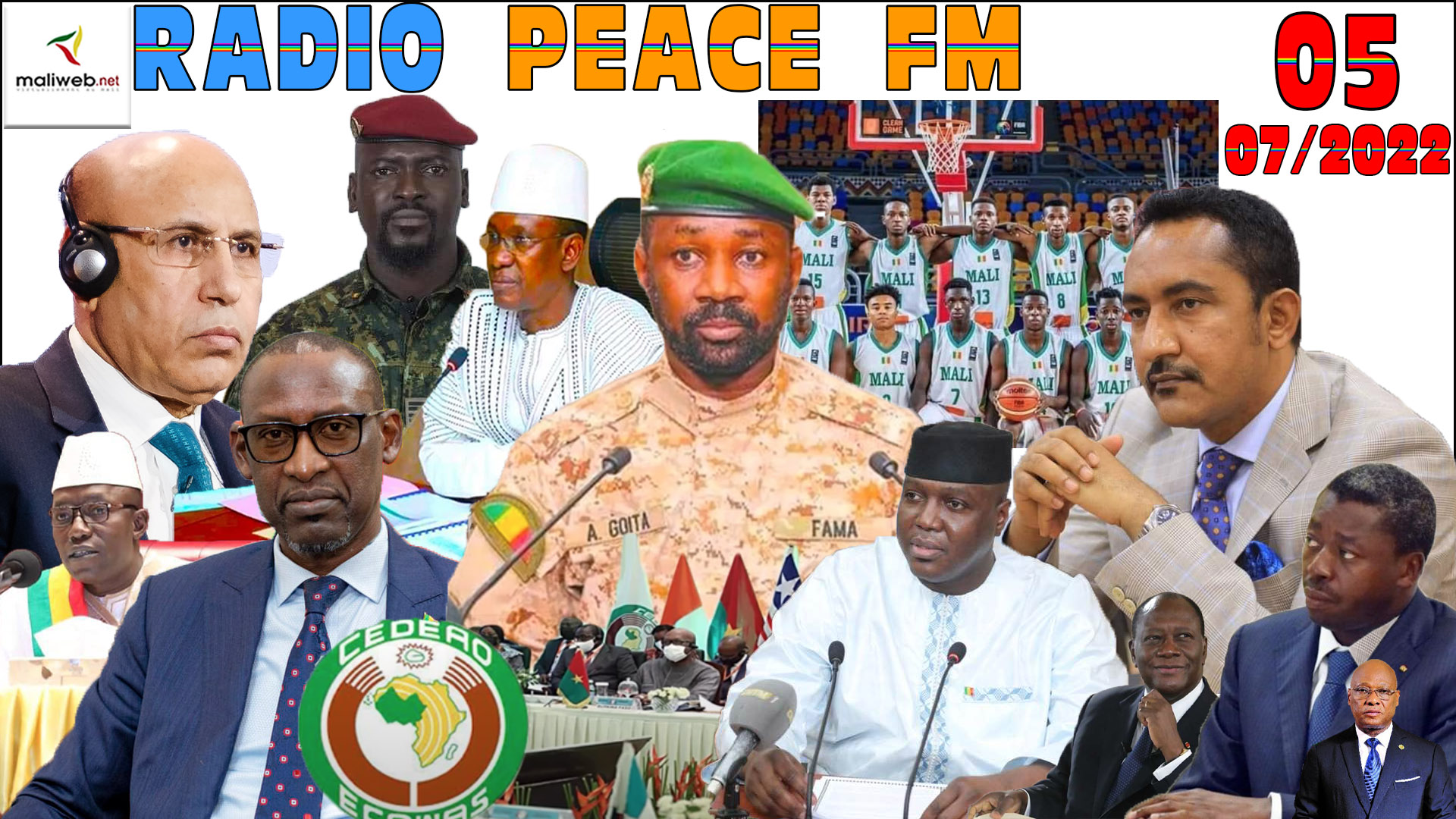 La Revue de Presse de la RADIO PEACE FM du 05 JUILLET 2022