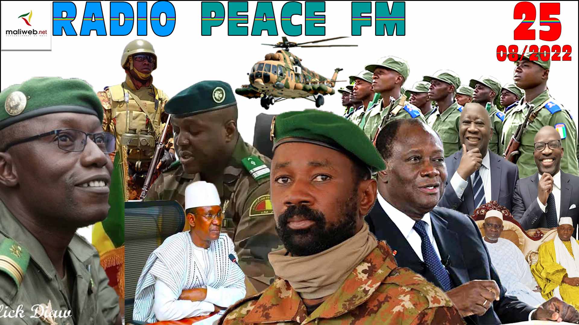 La Revue de Presse de la RADIO PEACE FM du 25 AOÛT 2022