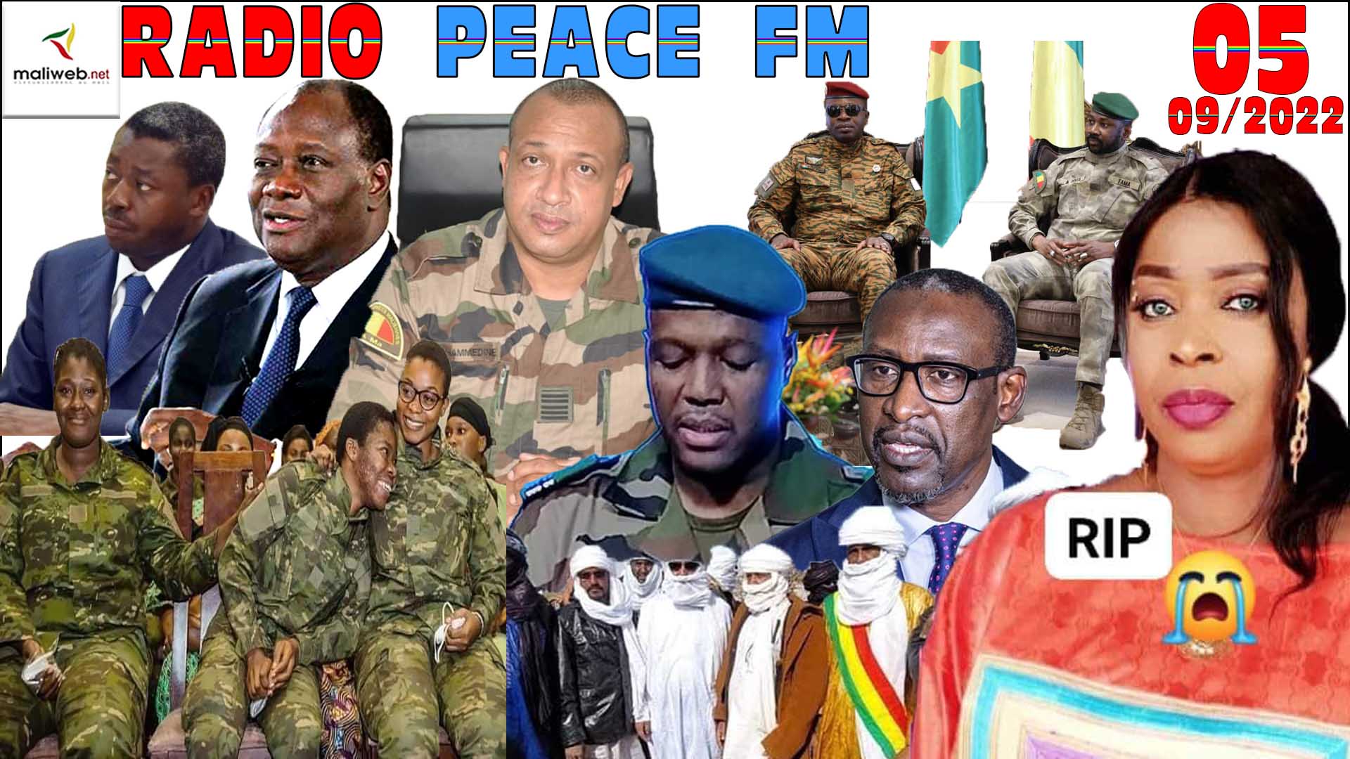 La Revue de Presse de la RADIO PEACE FM du 05 SEPTEMBRE 2022