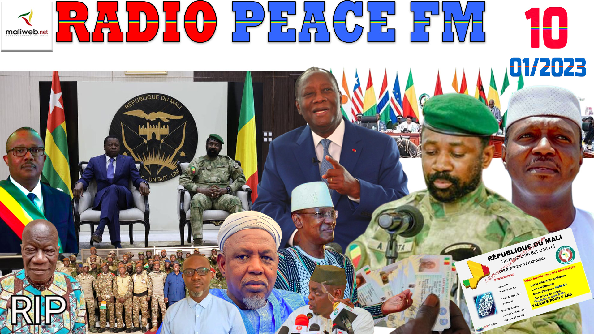 La Revue de Presse de la RADIO PEACE FM du 10 JANVIER 2023