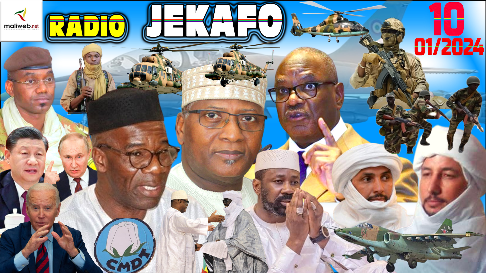 La Revue de Presse de la RADIO JEKAFO du 10 JANVIER 2024