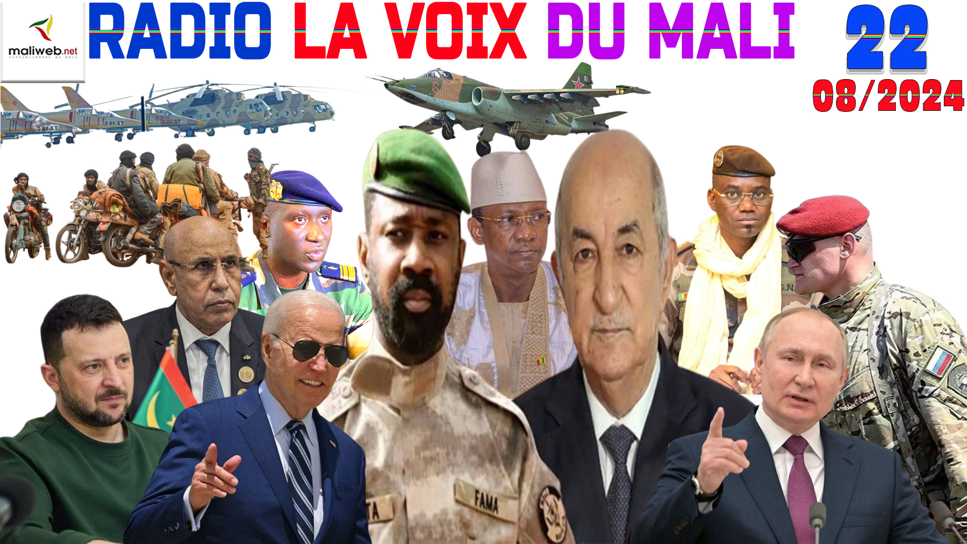 La Revue de Presse de la RADIO LA VOIX DU MALI du 22 AOUT 2024