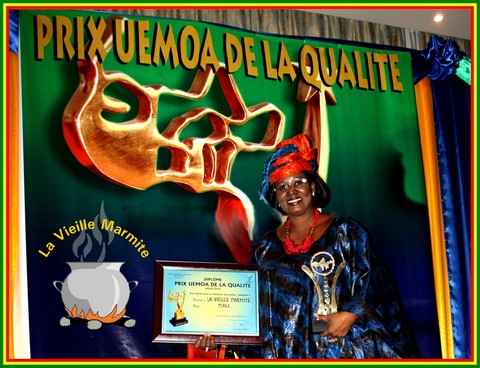 Mme Traoré Oumou Traoré, Lauréate du Prix UEMOA de la Qualité en 2012