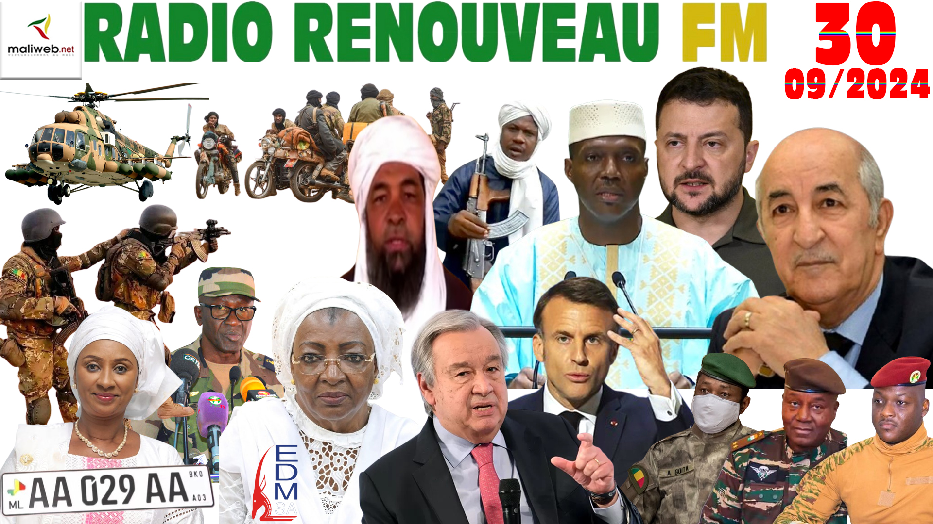 La Revue de Presse de la RADIO RENOUVEAU FM du 30 SEPTEMBRE 2024