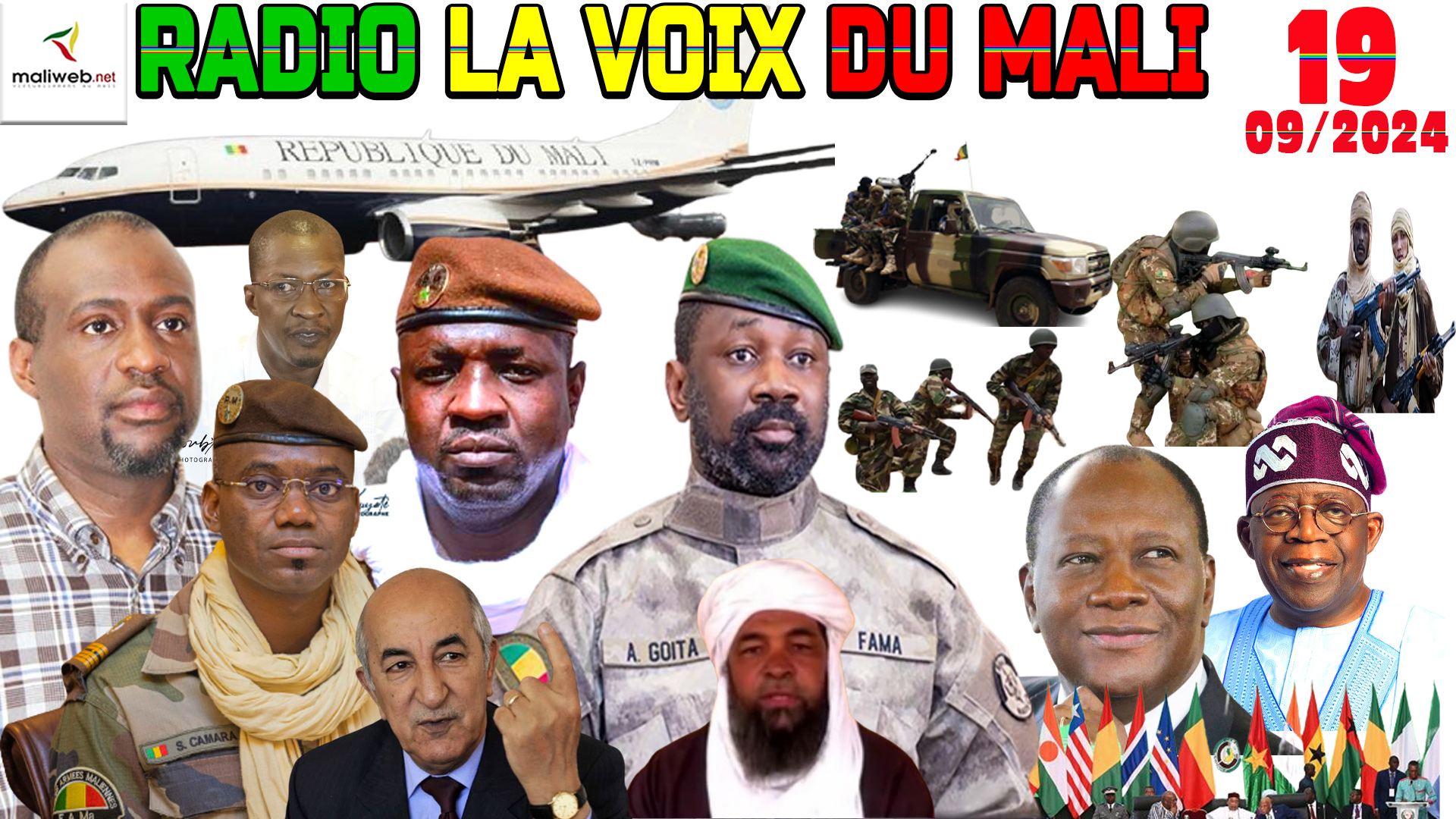 La Revue de Presse de la RADIO LA VOIX DU MALI du 19 SEPTEMBRE 2024