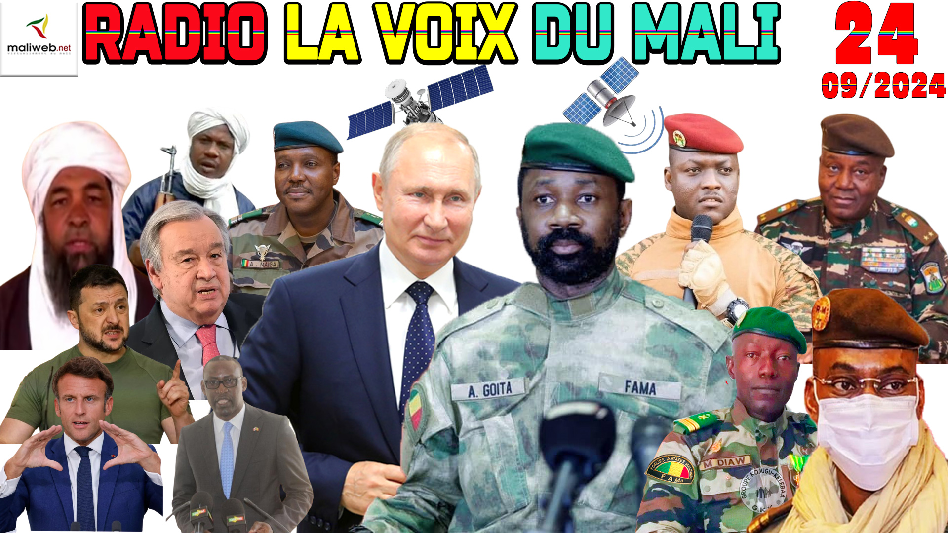 La Revue de Presse de la RADIO LA VOIX DU MALI du 24 SEPTEMBRE 2024