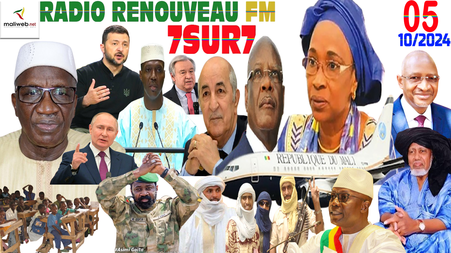 Emission 7SUR7 de la RADIO RENOUVEAU FM du 05 OCTOBRE 2024