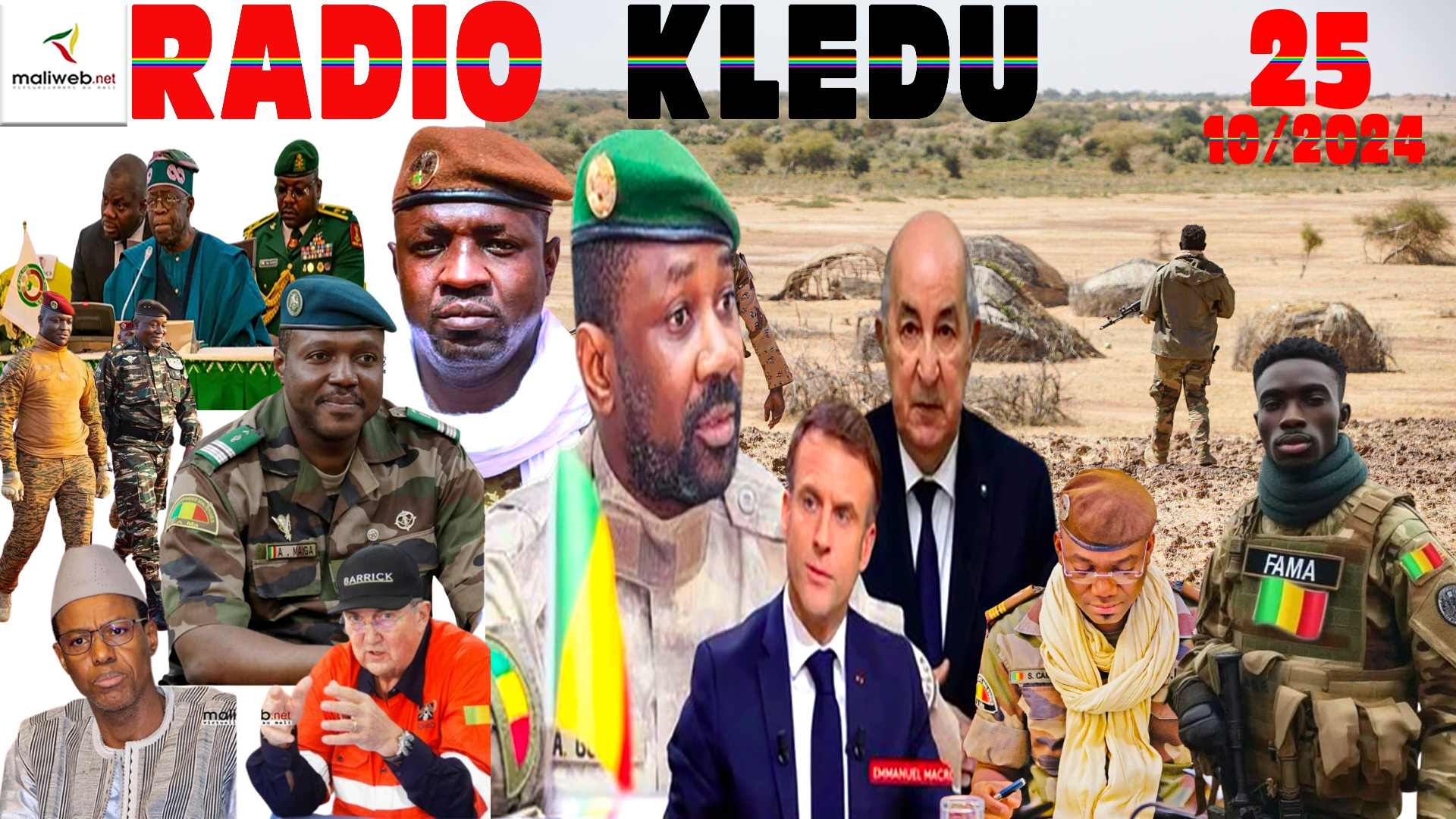 La Revue de Presse de la RADIO KLEDU du 25 OCTOBRE 2024