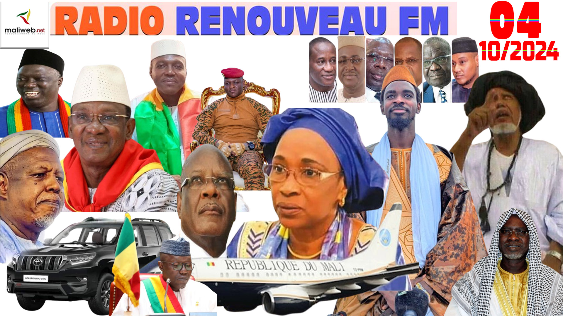 La Revue de Presse de la RADIO RENOUVEAU FM du 04 OCTOBRE 2024