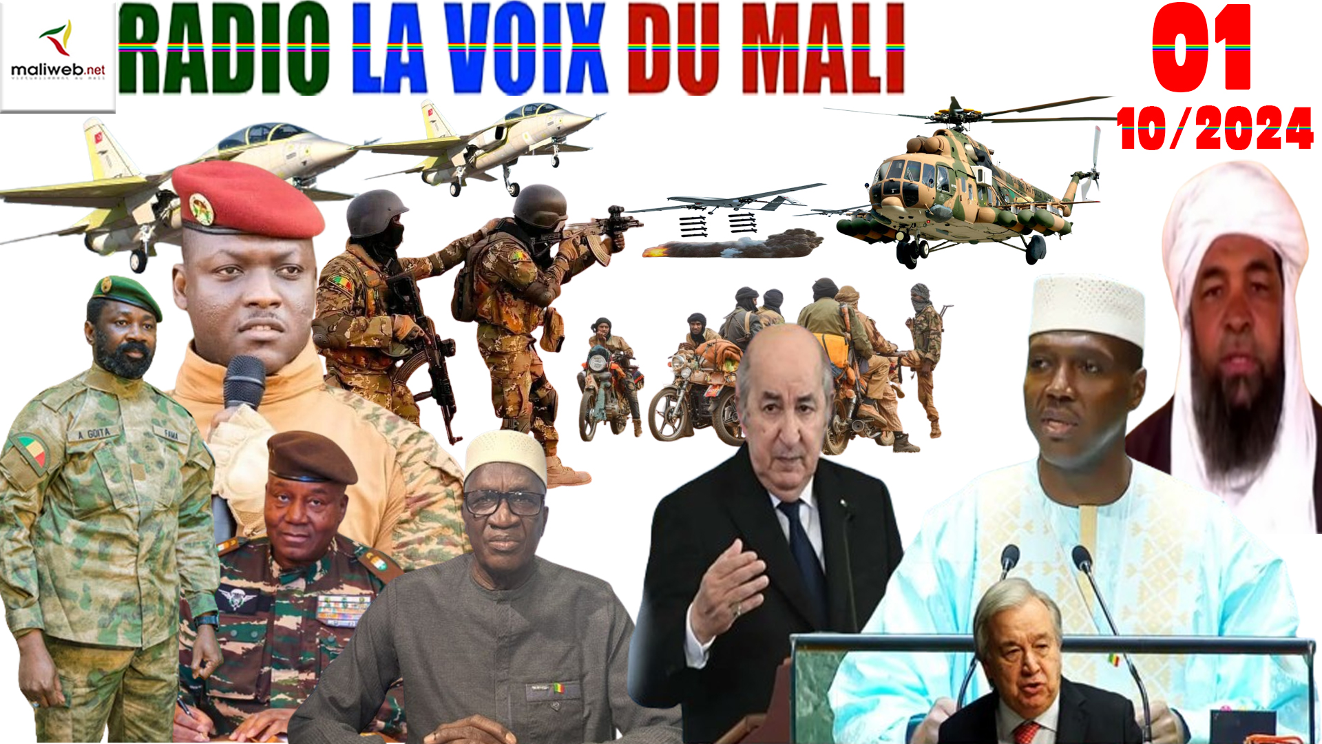 La Revue de Presse de la RADIO LA VOIX DU MALI du 01 OCTOBRE 2024