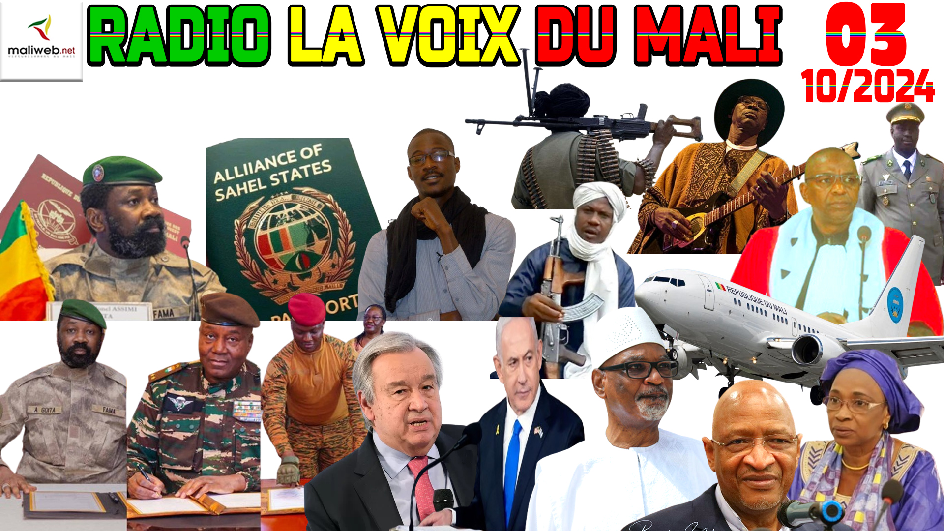 La Revue de Presse de la RADIO LA VOIX DU MALI du 03 OCTOBRE 2024