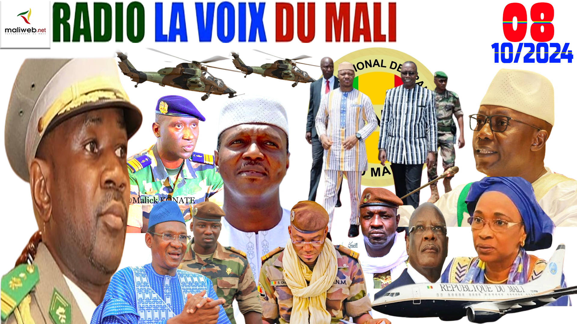 La Revue de Presse de la RADIO LA VOIX DU MALI du 08 OCTOBRE 2024