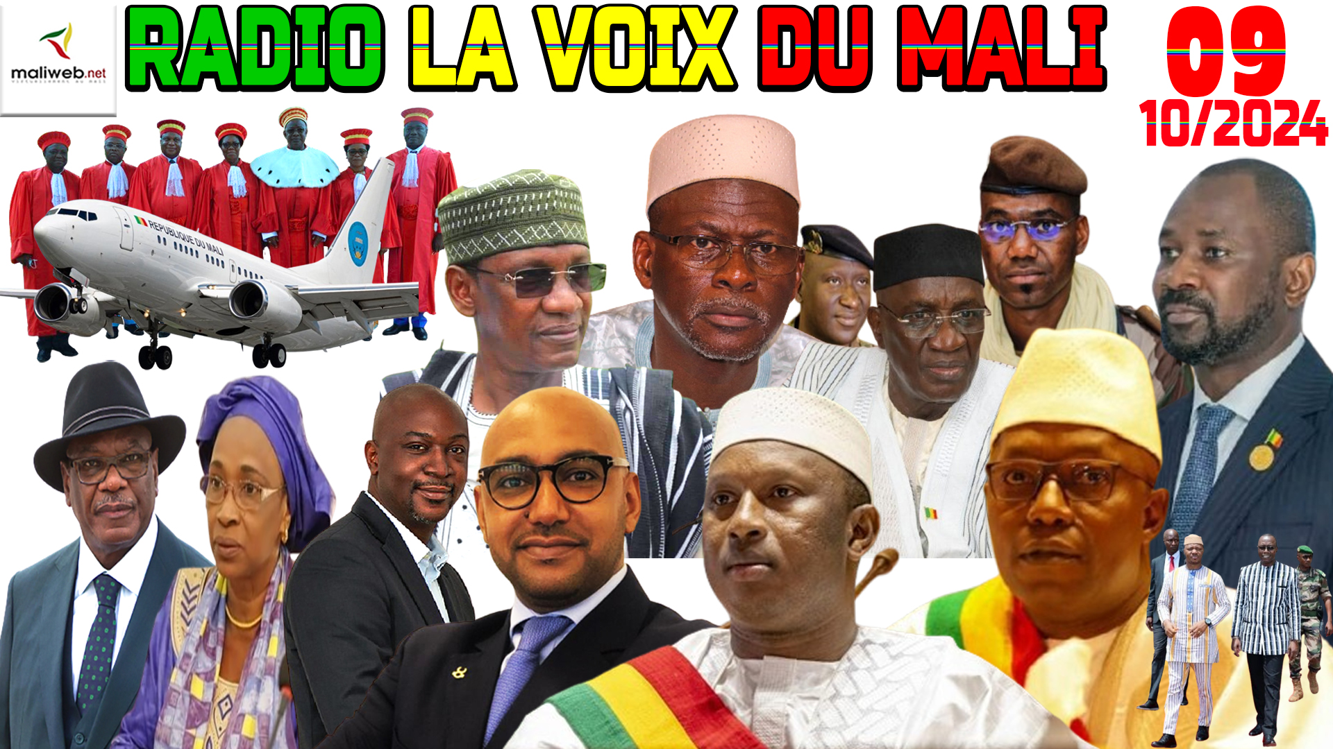 La Revue de Presse de la RADIO LA VOIX DU MALI du 09 OCTOBRE 2024