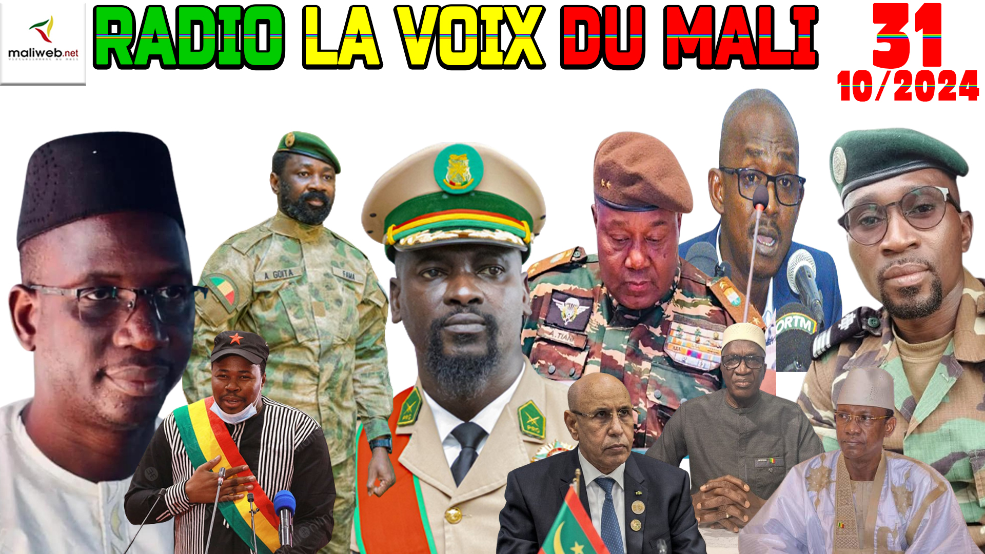 La Revue de Presse de la RADIO LA VOIX DU MALI du 31 OCTOBRE 2024