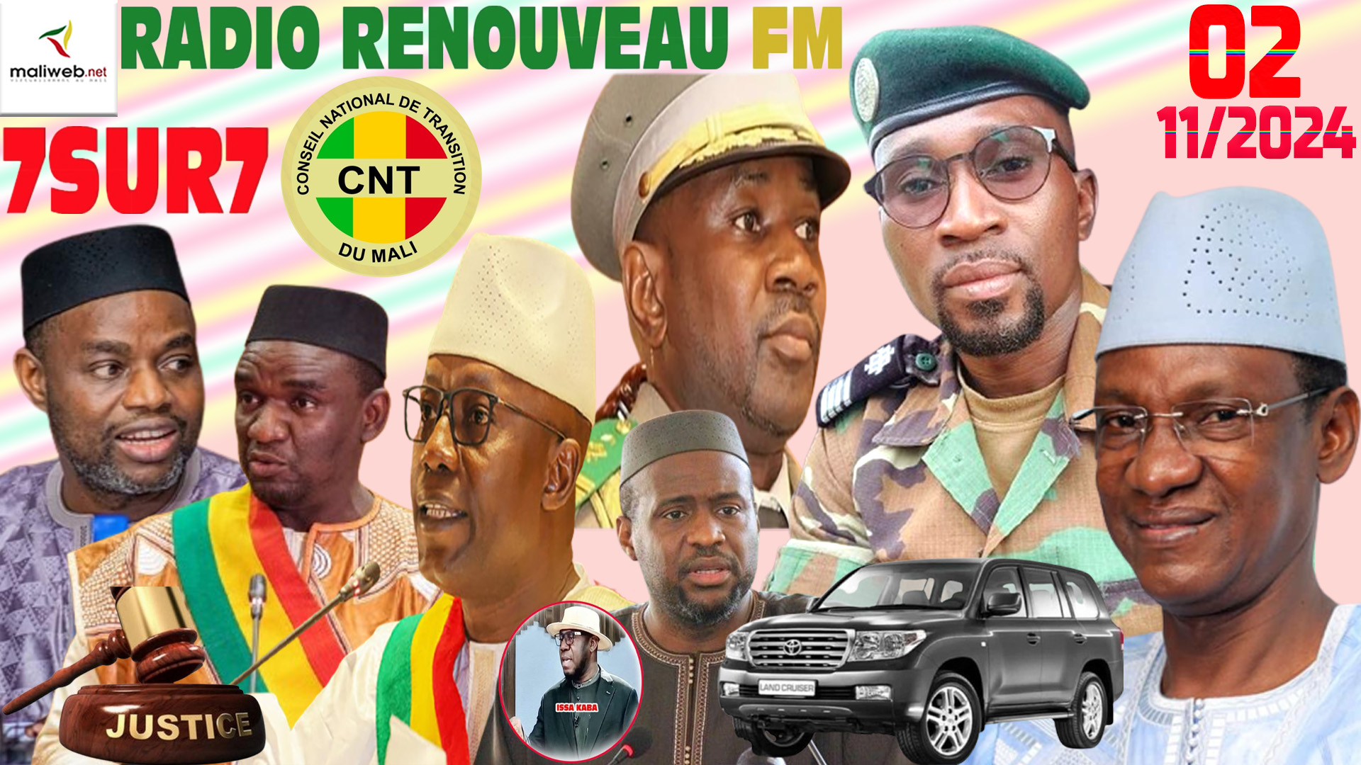 Emission 7SUR7 de la RADIO RENOUVEAU FM du 02 NOVEMBRE 2024