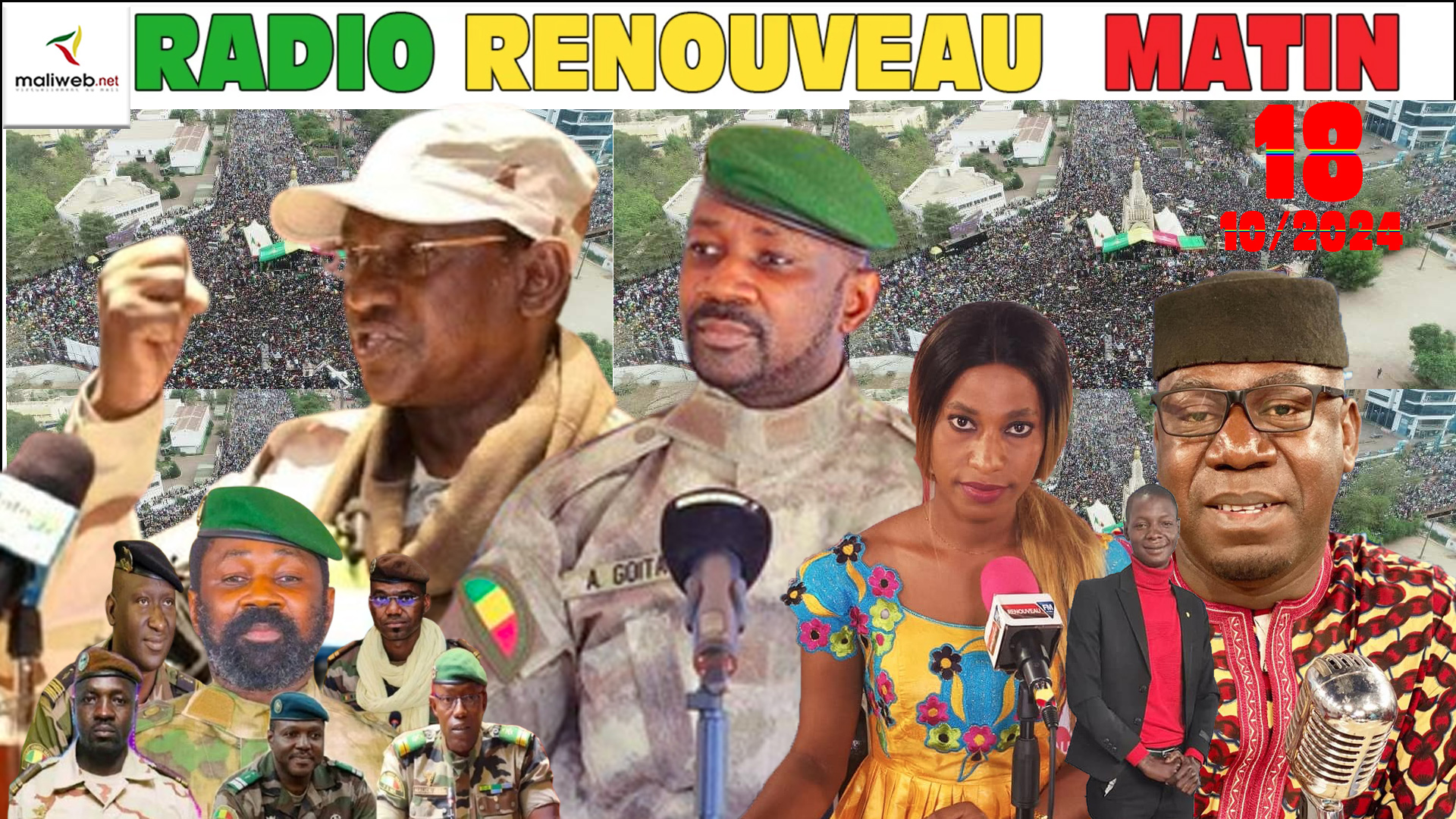 La Revue de Presse de la RADIO LA VOIX DU MALI du 18 NOVEMBRE 2024