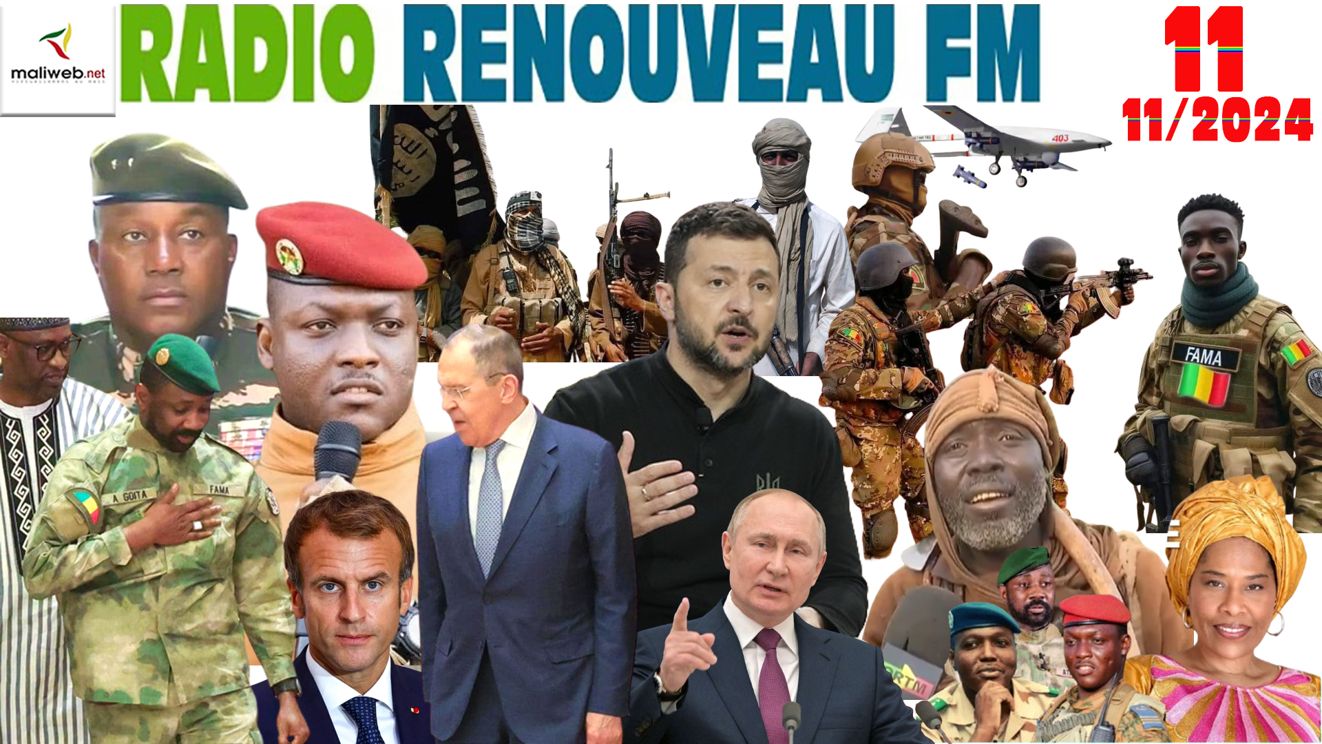 La Revue de Presse de la RADIO RENOUVEAU FM du 11 NOVEMBRE 2024