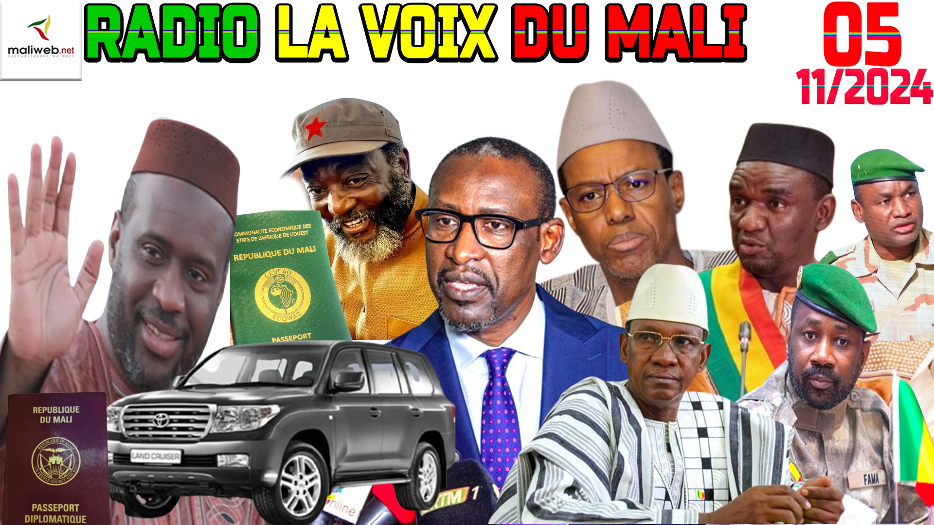 La Revue de Presse de la RADIO LA VOIX DU MALI du 05 NOVEMBRE 2024