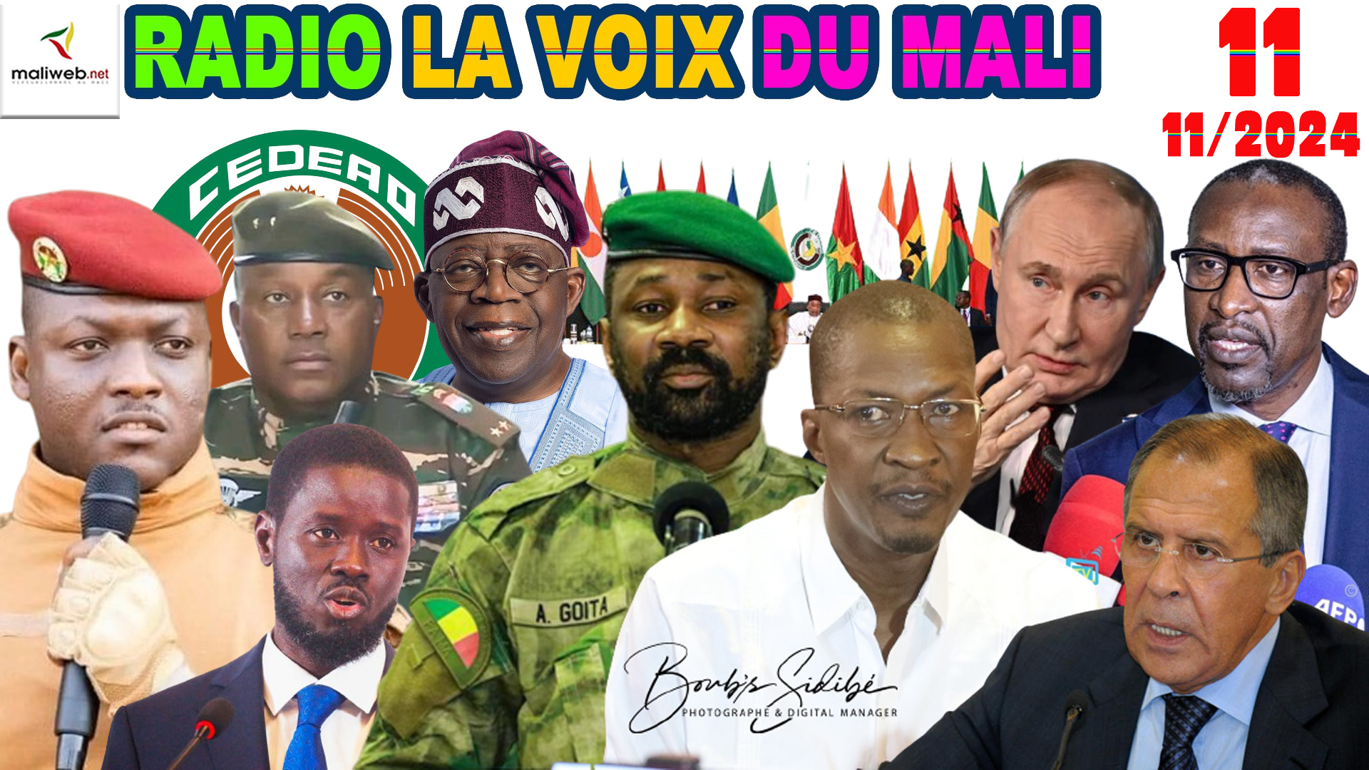 La Revue de Presse de la RADIO LA VOIX DU MALI du 11 NOVEMBRE 2024