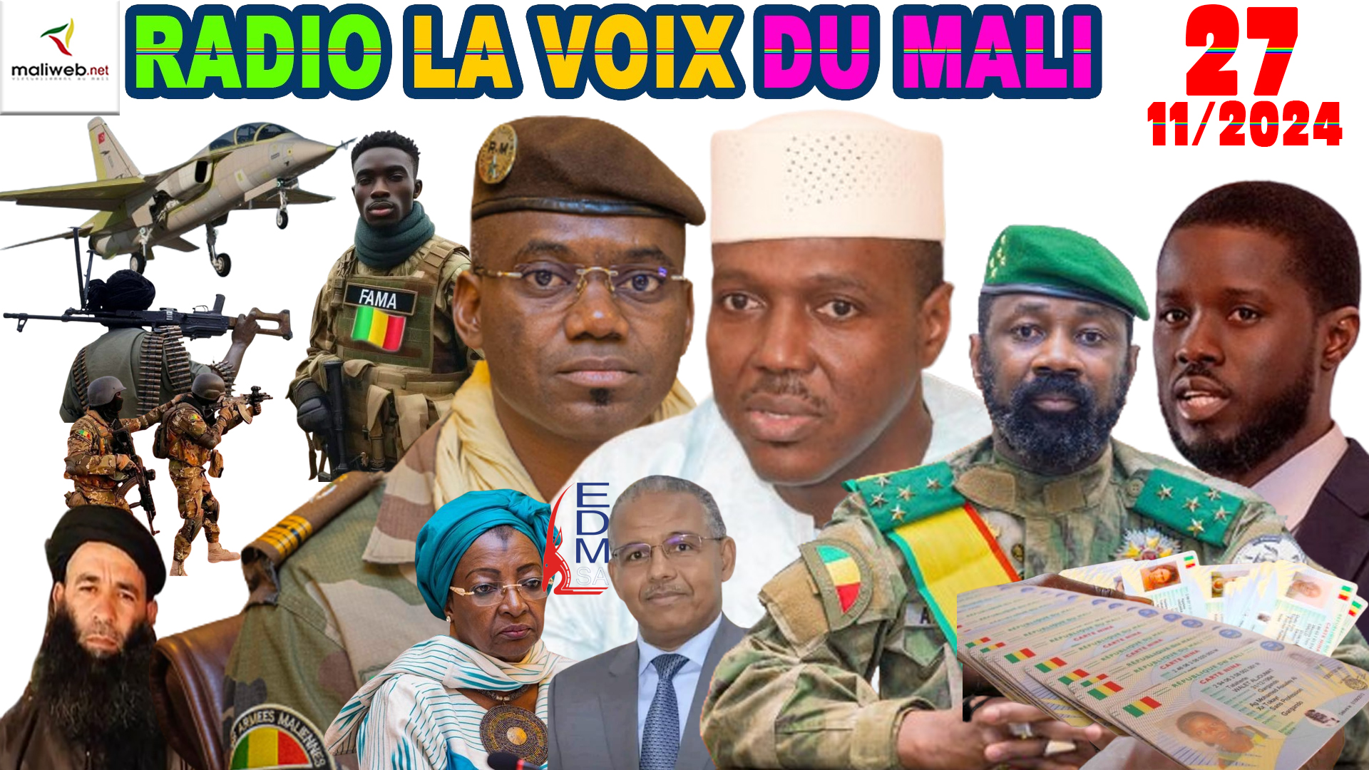 La Revue de Presse de la RADIO LA VOIX DU MALI du 27 NOVEMBRE 2024