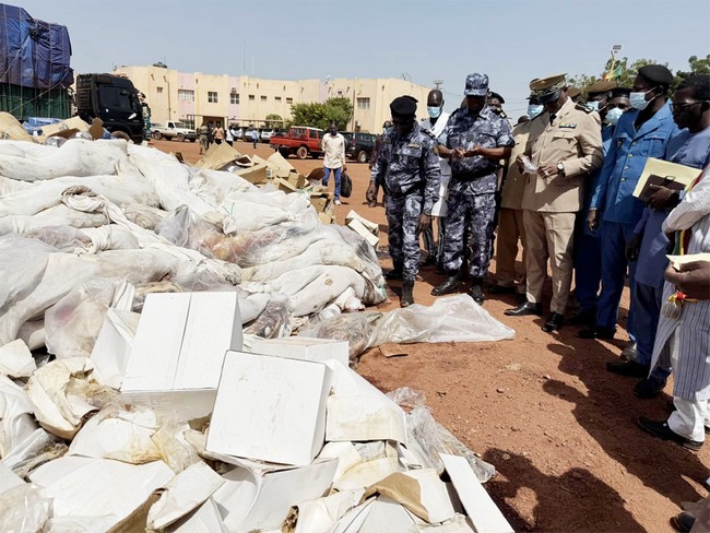 Le directeur régional des douanes de Ségou, colonel Seydou Traore après la saisie de 9 conteneurs de viande avariée : “Les produits transportés sont jugés impropres à la consommation humaine  et importés dans des conditions irrégulières”