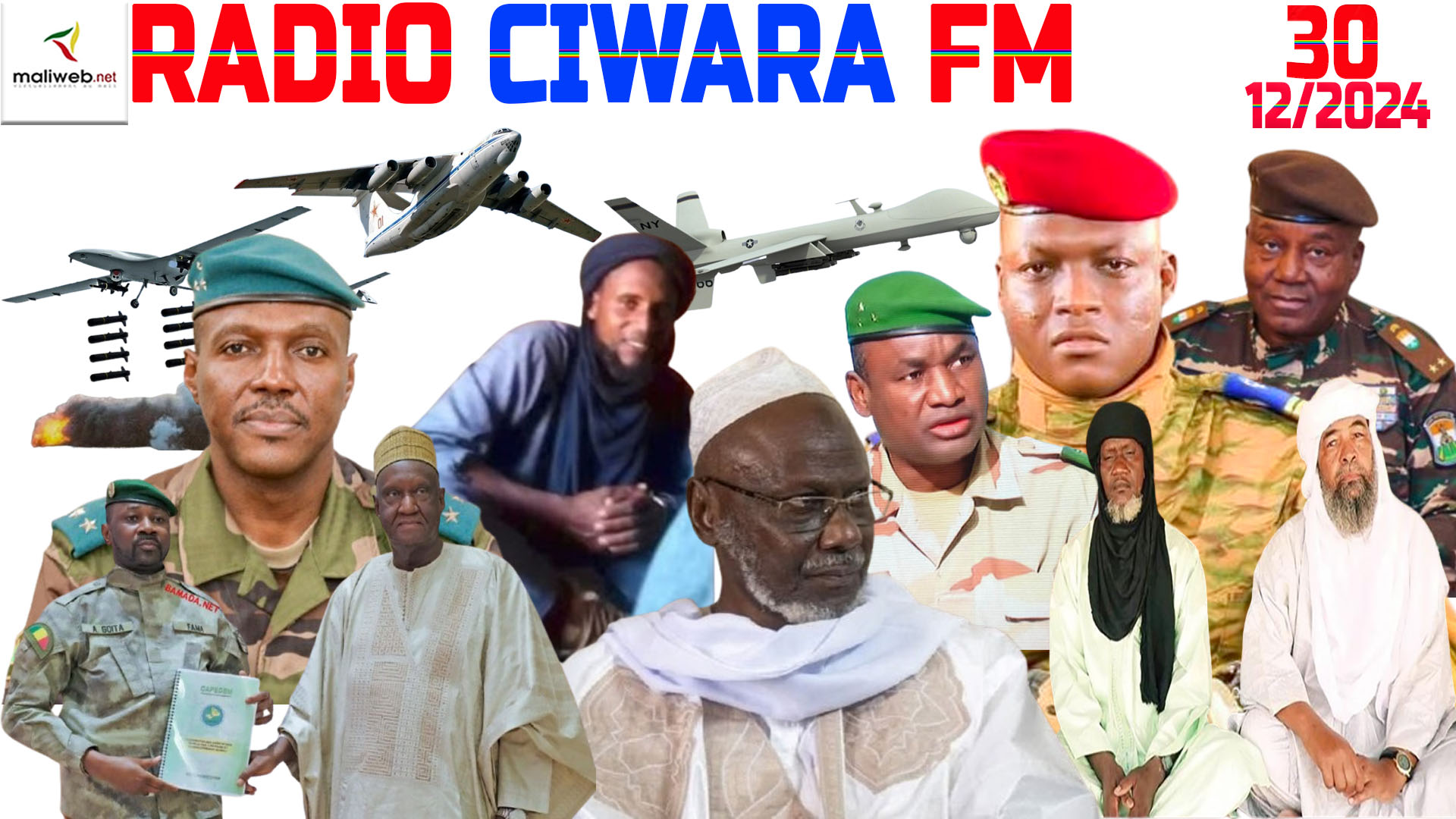 La Revue de Presse de la RADIO CIWARA du 30 DECEMBRE 2024