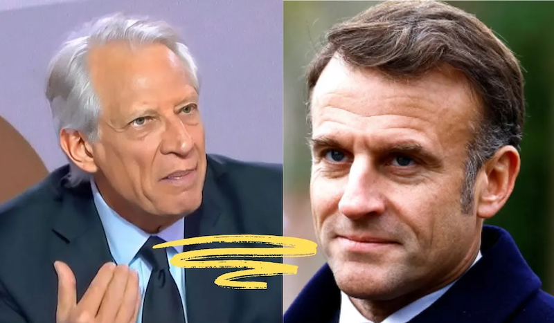 Dominique de Villepin appelle de toute sa force à la démission de Emmanuel Macron